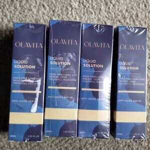 OLAVITA Liquid Solution Anti Aging Serum 30 ml 1.01 oz Lot of 4 Exp FEB2028 pack
